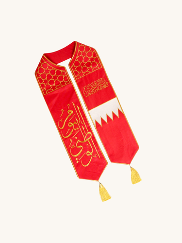 وشاح كلاسيكي البحرين&nbsp;أحمر