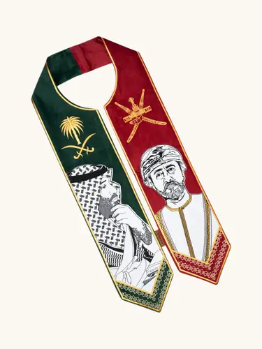 Saudi Arabia and Oman scarf