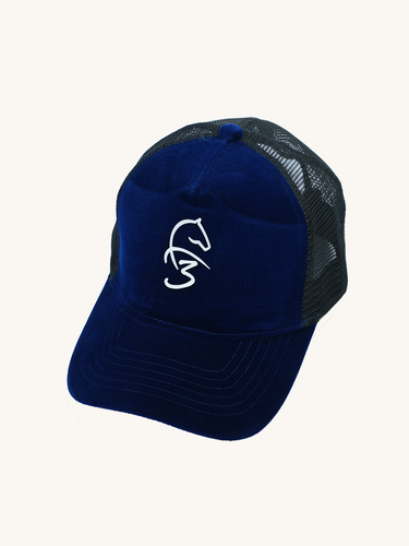 F3 VELVET CAP - NAVY BLUE