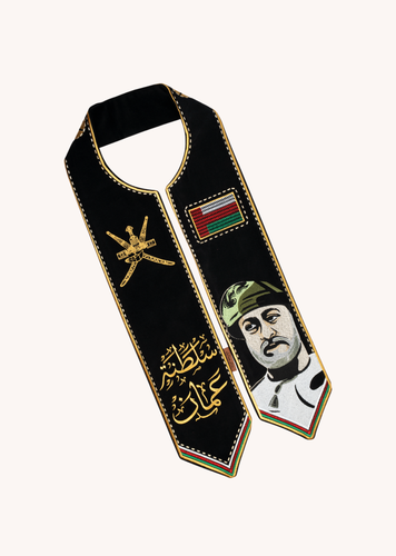 Sultan Oman scarf - black