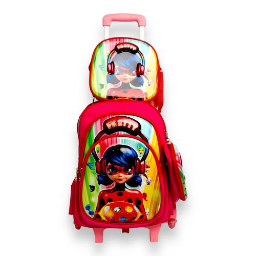 Miraculous Ladybug Trolley Bag 