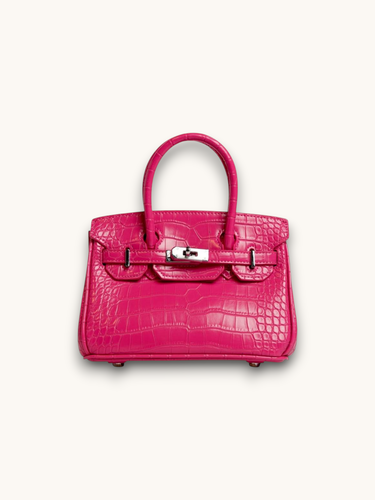 Rose Mexico Crocodile bag 20cm