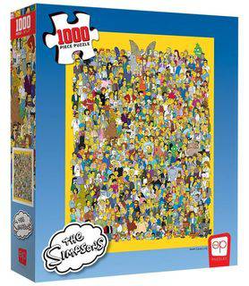 Jigsaw Puzzle: The OP - The Simpsons - Cast of Thousands (1000 Pieces)