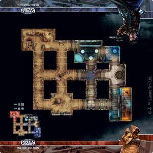 Star Wars: Imperial Assault - Gamemat - Mos Eisley Back Alleys