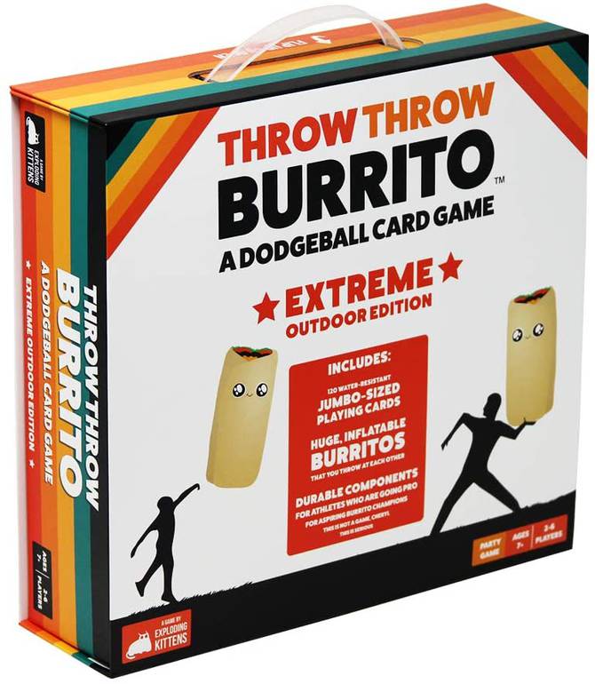 331246 THROW THROW BURRITO EXTREME OUTDOOR EDITION A DODGEBALL CARD GAME FAMILY 