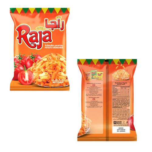 Raja Crispy Potato Ketchup Flavor 60 G