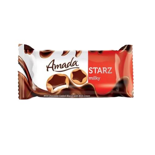 Amada Stars Milk Chocolate Biscuits 37.5 G
