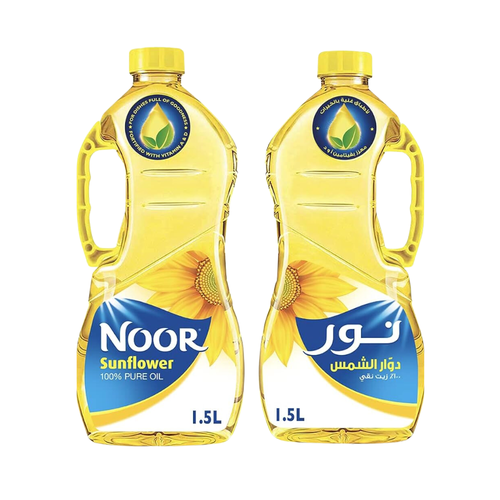 نور زيت دوار الشمس 1.5 لتر 
