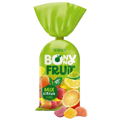 Roshen Bonnie Fruits Citrus Flavored Jelly 200 G
