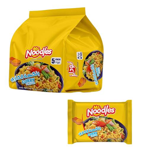 Pran Curry Flavored Instant Noodles 5 * 70 G