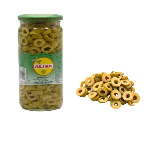 اليسا زيتون اخضر شرائح 240 جرام