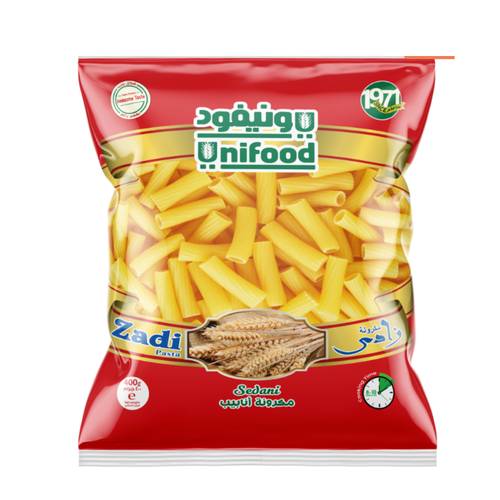 يونيفود مكرونه خواتم مخططه كبيره 400 جرام