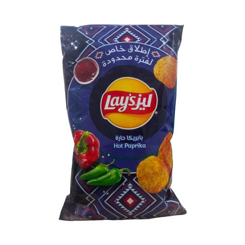 Lay's Hot Paprika Potato Wedges Family Size 165 G