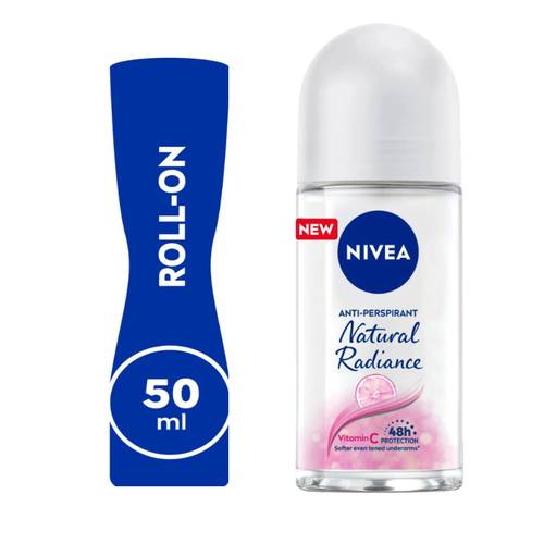 Nivea Roll-On Deodorant Natural Whitening 48 Hour Protection 50 ML