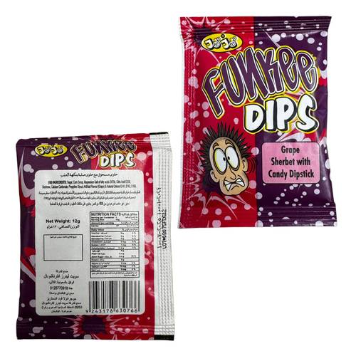 JoJo Funky Grape Sherbet with Candy Dipping Stick G 