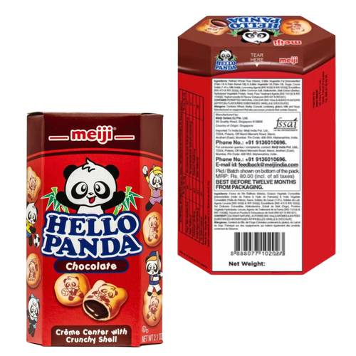 Meiji Hello Panda Chocolate Biscuits 25 G
