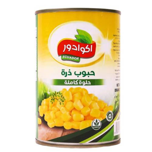 اكوادور حبوب الذره حلوه كامله 400 جرام