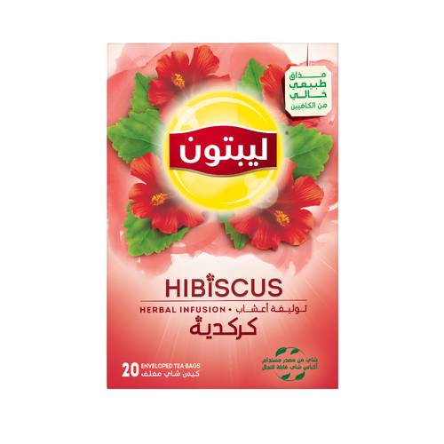 ليبتون توليفة أعشاب كركديه 2جرام*20 ظرف