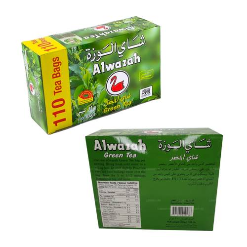 الوزة شاي اخضر سيلاني علاقي 110كيس * 200 جرام