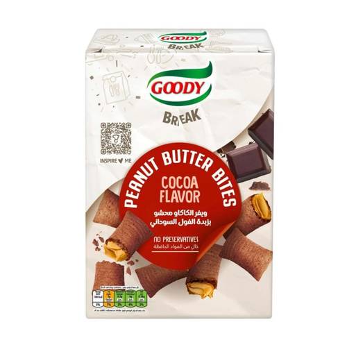Goody Cocoa Wafer Filled With Peanut Butter 80 G