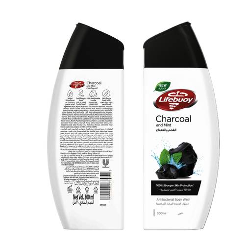 Lifebuoy Body Wash Charcoal And Mint 300 ML