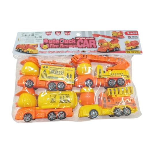 Cute Duck Fire Rescue Car