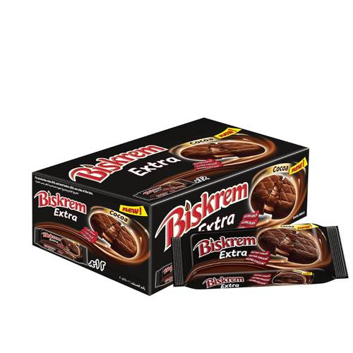 Ulker Biskrem Extra Cocoa Biscuits 12 * 92 G