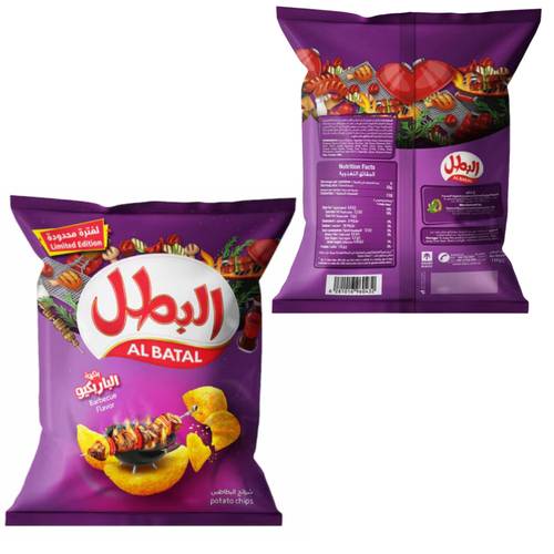 البطل رقائق بطاطس باربكيو 110 جرام