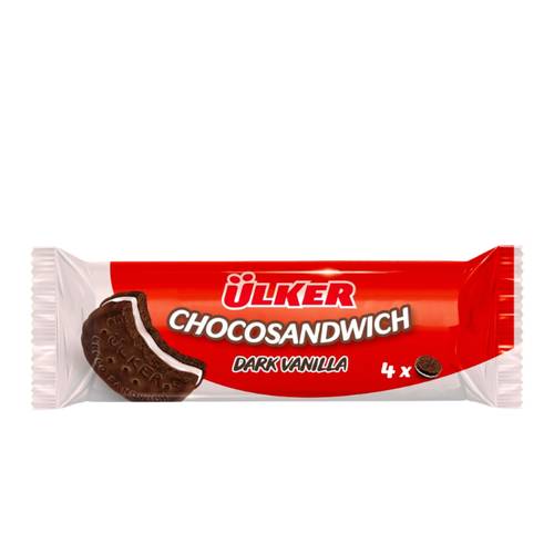 Ulker Choco Sandwich Dark Vanilla 32 G