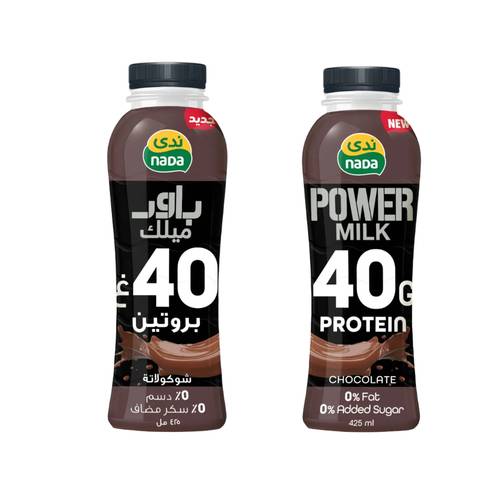 ندى حليب باور بنكهة القهوة 40 جرام بروتين 425 مل