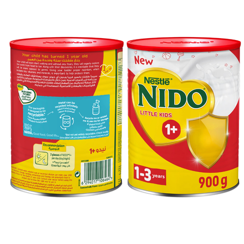 Nido Plus For 1_3 Years  Without Sugar 900 G