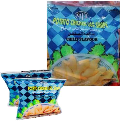 Mfi  Potato Wedges in the Shape of Chicken Thighs Pepper Flavor 20 Sachets x 12 G