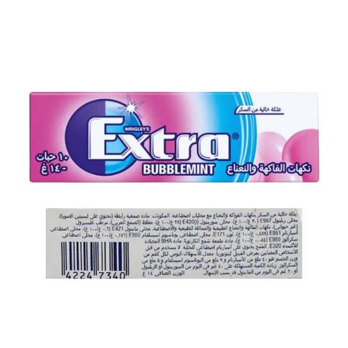 Extra Sugar-Free Fruit & Mint Gum 10 PC * 14 G 