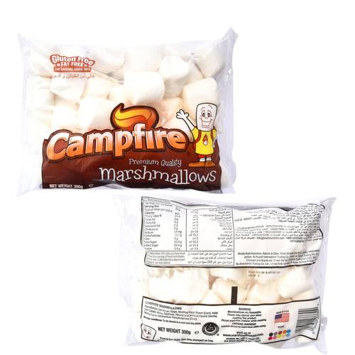 Camp Fire White Marshmallows Plain 300g
