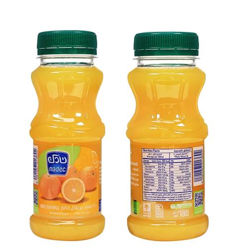 Nadec Orange Juice Without Sugar 180 ML