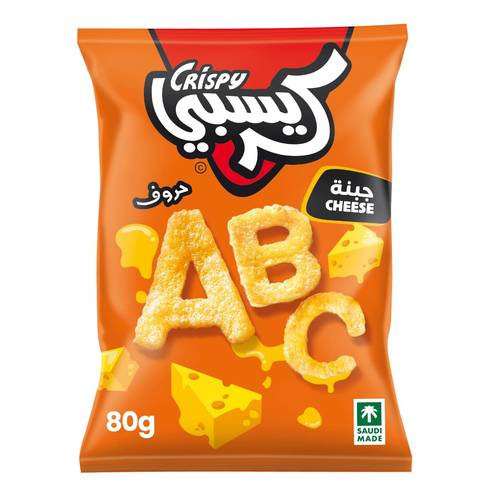 كريسبي حروف جبن 80 جرام