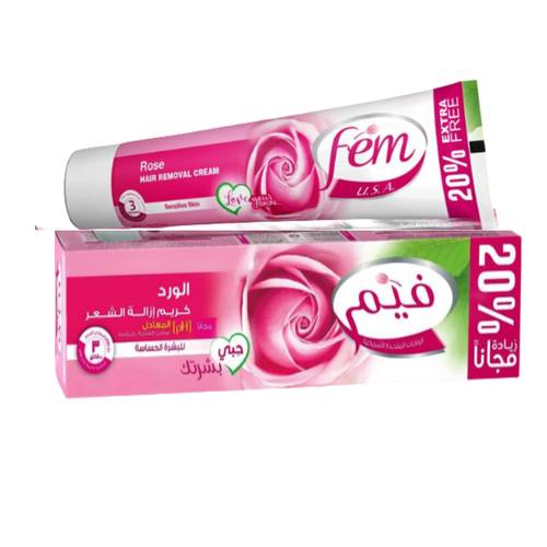 فيم مزيل الشعر بالورد  120 جرام