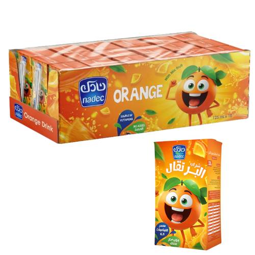 Nadak Long Life Orange Drink 18 * 125 ML