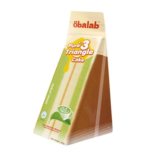 Obalab Matcha Triangle Cake 100 G