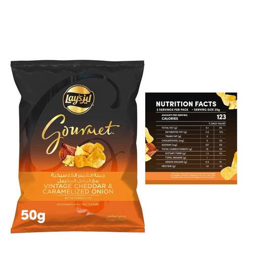Lay's Gourmet Cheddar Cheese And Onion 35 G