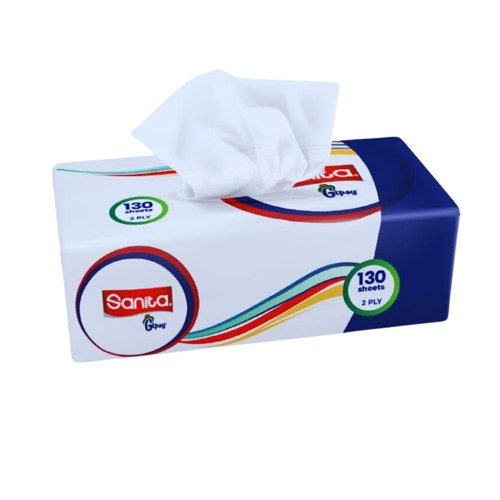 Sanita Gypsy Tissues 2 Ply 130 Sheets