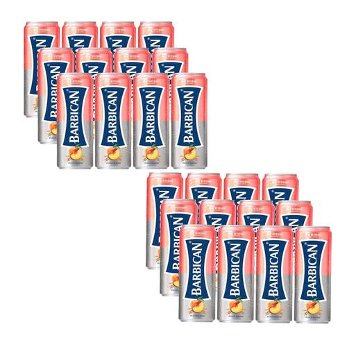 Barbican Malt Drink Peach Can 24 * 250 ML
