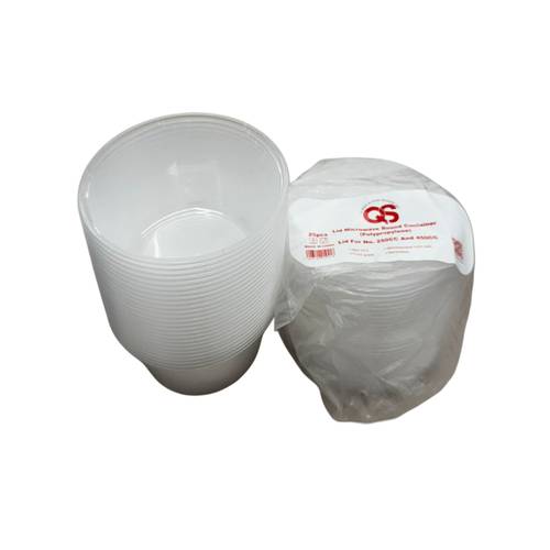QS Clear Microwave Canisters 450cc 25 Pieces