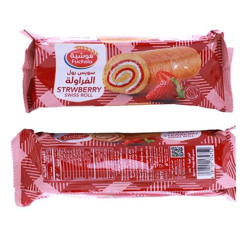 فوشية سويس رول بالفراولة 60 جرام