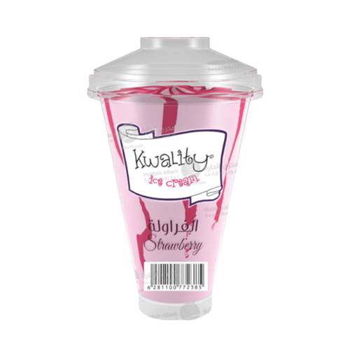 Kwality Strawberry Ice Cream 140 ML