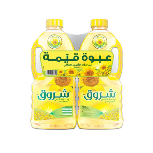 شروق زيت للطهي 1.5 لتر علبتين 