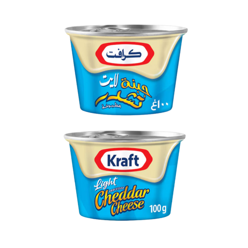 كرافت جبنة شيدر لايت 100 جرام