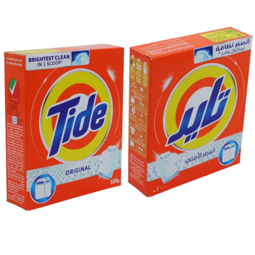 Tide Powder Laundry Detergent With Original Fragrance, 100 G