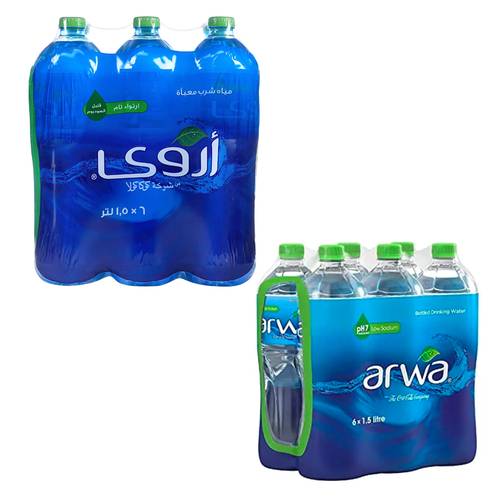 Arwa Water 6 * 1.5 L 