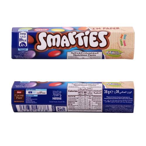 Nestle Smarties Milk Chocolate 38 G